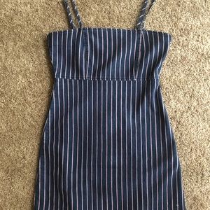 🇺🇸🇺🇸 Altar’d State denim T-strap dress.